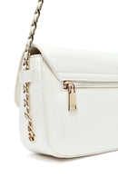 Kadın Beyaz Uzun Askılı Rugan Çapraz Çanta | Derimod Kadın Beyaz Uzun Askılı Rugan Çapraz Çanta | Derimod