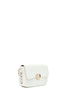 Kadın Beyaz Uzun Askılı Rugan Çapraz Çanta | Derimod Kadın Beyaz Uzun Askılı Rugan Çapraz Çanta | Derimod