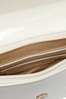 Kadın Beyaz Uzun Askılı Rugan Çapraz Çanta | Derimod Kadın Beyaz Uzun Askılı Rugan Çapraz Çanta | Derimod