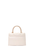 Kadın Krem Uzun Askılı Kapitone Kol Çantası | Derimod Kadın Krem Uzun Askılı Kapitone Kol Çantası | Derimod