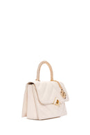 Kadın Krem Uzun Askılı Kapitone Kol Çantası | Derimod Kadın Krem Uzun Askılı Kapitone Kol Çantası | Derimod