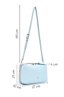 Women's Blue Long Strap Crossbody Bag | Derimod Women's Blue Long Strap Crossbody Bag | Derimod