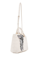 Kadın Krem Uzun Askılı Kapitone Kol Çantası | Derimod Kadın Krem Uzun Askılı Kapitone Kol Çantası | Derimod