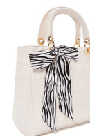 Kadın Krem Uzun Askılı Kapitone Kol Çantası | Derimod Kadın Krem Uzun Askılı Kapitone Kol Çantası | Derimod