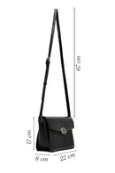 Women's Black Long Strap Crossbody Bag | Derimod Women's Black Long Strap Crossbody Bag | Derimod