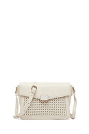 Kadın Krem Uzun Askılı Çapraz Çanta | Derimod Kadın Krem Uzun Askılı Çapraz Çanta | Derimod