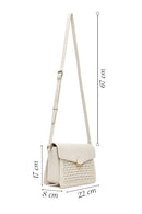 Kadın Krem Uzun Askılı Çapraz Çanta | Derimod Kadın Krem Uzun Askılı Çapraz Çanta | Derimod
