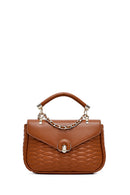 Kadın Taba Uzun Askılı Kapitone Çapraz Çanta | Derimod Kadın Taba Uzun Askılı Kapitone Çapraz Çanta | Derimod