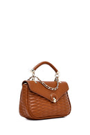 Kadın Taba Uzun Askılı Kapitone Çapraz Çanta | Derimod Kadın Taba Uzun Askılı Kapitone Çapraz Çanta | Derimod