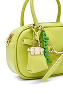 Kadın Yeşil Uzun Askılı Aksesuarlı Mini Kol Çantası | Derimod Kadın Yeşil Uzun Askılı Aksesuarlı Mini Kol Çantası | Derimod