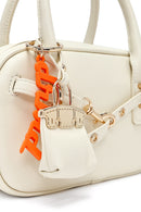Women's Cream Long Strap Accessory Mini Handbag | Derimod Women's Cream Long Strap Accessory Mini Handbag | Derimod