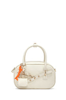 Women's Cream Long Strap Accessory Mini Handbag | Derimod Women's Cream Long Strap Accessory Mini Handbag | Derimod