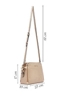 Kadın Bej Uzun Askılı Çapraz Çanta | Derimod Kadın Bej Uzun Askılı Çapraz Çanta | Derimod