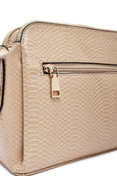 Kadın Bej Uzun Askılı Çapraz Çanta | Derimod Kadın Bej Uzun Askılı Çapraz Çanta | Derimod