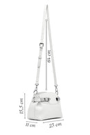 Kadın Beyaz Uzun Askılı Çapraz Çanta | Derimod Kadın Beyaz Uzun Askılı Çapraz Çanta | Derimod