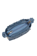 Kadın Mavi Uzun Askılı Örgü Çapraz Çanta | Derimod Kadın Mavi Uzun Askılı Örgü Çapraz Çanta | Derimod