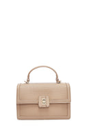 Kadın Vizon Uzun Askılı Baskılı Çapraz Çanta | Derimod Kadın Vizon Uzun Askılı Baskılı Çapraz Çanta | Derimod