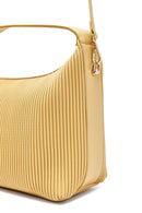 Kadın Sarı Uzun Askılı Aksesuar Detaylı Baskılı Kol Çantası | Derimod Kadın Sarı Uzun Askılı Aksesuar Detaylı Baskılı Kol Çantası | Derimod