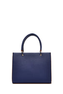 Kadın Lacivert Uzun Askılı Aksesuarlı Kol Çantası | Derimod Kadın Lacivert Uzun Askılı Aksesuarlı Kol Çantası | Derimod