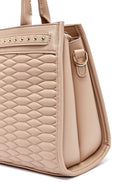 Kadın Krem Uzun Askılı Kapitone Kol Çantası | Derimod Kadın Krem Uzun Askılı Kapitone Kol Çantası | Derimod