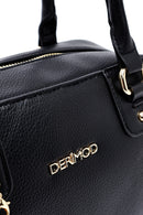 Women's Black Accessory Detailed Shoulder Bag | Derimod Women's Black Accessory Detailed Shoulder Bag | Derimod