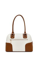 Women's Cream Accessory Detailed Shoulder Bag | Derimod Women's Cream Accessory Detailed Shoulder Bag | Derimod