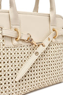 Kadın Krem Uzun Askılı Kol Çantası | Derimod Kadın Krem Uzun Askılı Kol Çantası | Derimod