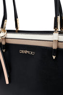 Kadın Siyah Uzun Askılı Omuz Çantası | Derimod Kadın Siyah Uzun Askılı Omuz Çantası | Derimod