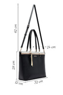 Kadın Siyah Uzun Askılı Omuz Çantası | Derimod Kadın Siyah Uzun Askılı Omuz Çantası | Derimod