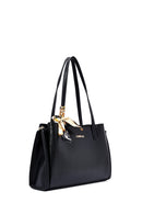 Kadın Siyah Desenli Klasik Kol Çantası | Derimod Kadın Siyah Desenli Klasik Kol Çantası | Derimod