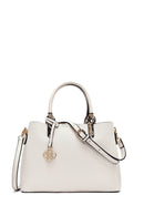 Women's White Long Strap Classic Handbag | Derimod Women's White Long Strap Classic Handbag | Derimod