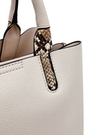 Women's White Long Strap Classic Handbag | Derimod Women's White Long Strap Classic Handbag | Derimod
