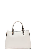 Women's White Long Strap Classic Handbag | Derimod Women's White Long Strap Classic Handbag | Derimod