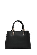 Kadın Siyah Uzun Askılı Klasik Kol Çantası | Derimod Kadın Siyah Uzun Askılı Klasik Kol Çantası | Derimod