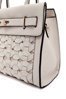 Kadın Krem Uzun Askılı Örgü Klasik Kol Çantası | Derimod Kadın Krem Uzun Askılı Örgü Klasik Kol Çantası | Derimod