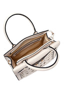 Kadın Krem Uzun Askılı Örgü Klasik Kol Çantası | Derimod Kadın Krem Uzun Askılı Örgü Klasik Kol Çantası | Derimod