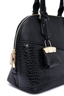 Kadın Siyah Uzun Askılı Klasik Kol Çantası | Derimod Kadın Siyah Uzun Askılı Klasik Kol Çantası | Derimod