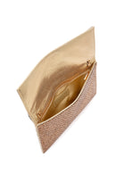 Women's Gold Long Chain Strap Stone Evening Clutch Bag | Derimod Women's Gold Long Chain Strap Stone Evening Clutch Bag | Derimod