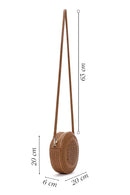 Kadın Camel Uzun Askılı Örgülü Mini Çapraz Çanta | Derimod Kadın Camel Uzun Askılı Örgülü Mini Çapraz Çanta | Derimod