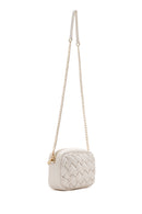 Women's Cream Long Strap Braided Mini Crossbody Bag | Derimod Women's Cream Long Strap Braided Mini Crossbody Bag | Derimod