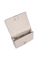 Kadın Krem Uzun Askılı Kapitone Çapraz Çanta | Derimod Kadın Krem Uzun Askılı Kapitone Çapraz Çanta | Derimod