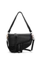 Kadın Siyah Uzun Askılı Omuz Çantası | Derimod Kadın Siyah Uzun Askılı Omuz Çantası | Derimod