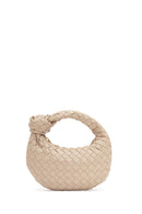 Women's Beige Knitted Mini Handbag | Derimod Women's Beige Knitted Mini Handbag | Derimod