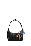 Women's Black Accessory Knitted Mini Handbag | Derimod Women's Black Accessory Knitted Mini Handbag | Derimod