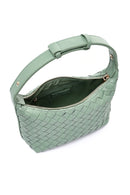 Kadın Yeşil Aksesuarlı Örgü Mini Kol Çantası | Derimod Kadın Yeşil Aksesuarlı Örgü Mini Kol Çantası | Derimod