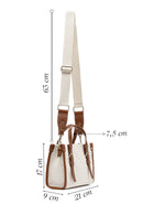 Kadın Bej Uzun Askılı Kumaş Çapraz Çanta | Derimod Kadın Bej Uzun Askılı Kumaş Çapraz Çanta | Derimod