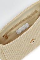 Kadın Bej Hasır Çapraz Çanta | Derimod Kadın Bej Hasır Çapraz Çanta | Derimod