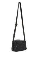 Kadın Siyah Örgülü Çapraz Çanta | Derimod Kadın Siyah Örgülü Çapraz Çanta | Derimod