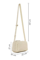 Women's Cream Knitted Crossbody Bag | Derimod Women's Cream Knitted Crossbody Bag | Derimod