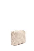 Kadın Krem Örgülü Çapraz Çanta | Derimod Kadın Krem Örgülü Çapraz Çanta | Derimod